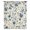 Gray Blue Off White Dark Blue, variant on Botanicals Flower Sheer Curtains 96 Inches Long, Blue Wildflower Garden Motifs Floral Light Filering Curtains, Privacy Drapes Simi Floor to Veiling Curtain for Living Room Bedroom Window Treatment