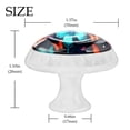 thumbnail image 4 of 4 Pcs Round White Knobs for Kitchen Cabinet Cupboard Dresser Bookcase Butterfly Drawer Pulls Handles Home Decor, 4 of 8