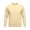Khaki, variant on CIENVNSTG Crewneck Sweatshirts for Men Long Sleeve Oversized Sweatshirt Winter Fall Workout Tops Athletic Casual Outfits Dark Purple XL