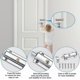 thumbnail image 3 of 2pcs Stainless Steel Door Catch Door Latches + 12 Screws Self-Locking Latch Door Safety Latch Lock Knob for Interior Door Closet Window Bedroom, 3 of 4