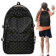 thumbnail image 2 of Clearance Polka Dot Backpack for Women Kawaii Backpack Fashion Nylon Large Capacity Polka Dot Bookbag Casual Travel Daypack, 2 of 9