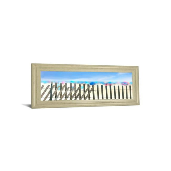 Classy Art 1923 18 x 42 in. Beachscape II by James Mcloughlin Framed Print Wall Art