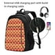 thumbnail image 2 of Fotbe Red Cars Mochila con Estampado y Puerto USB para Hombre y Mujer, Mochila Antirrobo, Mochila de Viaje, Mochila Escolar, Mochila Universitaria, 2 of 7