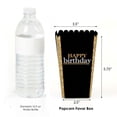 thumbnail image 2 of Big Dot of Happiness Adult Happy Birthday - Gold - Birthday Party Favor Popcorn Treat Boxes - Set of 12, 2 of 5