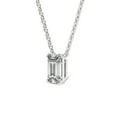 thumbnail image 3 of Lab Diamond Pendant Necklace For Women | 2 Ct IGI Certified Emerald Lab Grown Diamond | Alma Emerald Solitaire Diamond Pendant With Gold Chain | Platinum | FG-VS Quality, 3 of 5