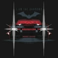 thumbnail image 2 of Girl's The Batman Batmobile Headlights I Am The Shadows  Graphic Tee Black Large, 2 of 4