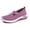 Purple, variant on CAIXAI Wide Walking Shoes for Women Wide Walking Shoes for Women Comfortable Knit Upper Embroidery Women's Sneakers Slip-On Arch Support Mary Jane Flats Women Hands Free Walking Tennis Shoes