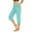 Mint Green, variant on Seductiva Black Yoga Pants Women Women's High Waisted Cutout Leggings - Yoga Cropped Pants with Comfortable Elastic Waist | Lightweight Soft Lounge Pajama Pants for Casual & Daily Wear