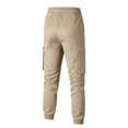 thumbnail image 6 of Men's Casual Cargo Joggers Pants Stretch Elastic Waist Drawstring Tapered Work Pants with Multi Pockets, 6 of 6