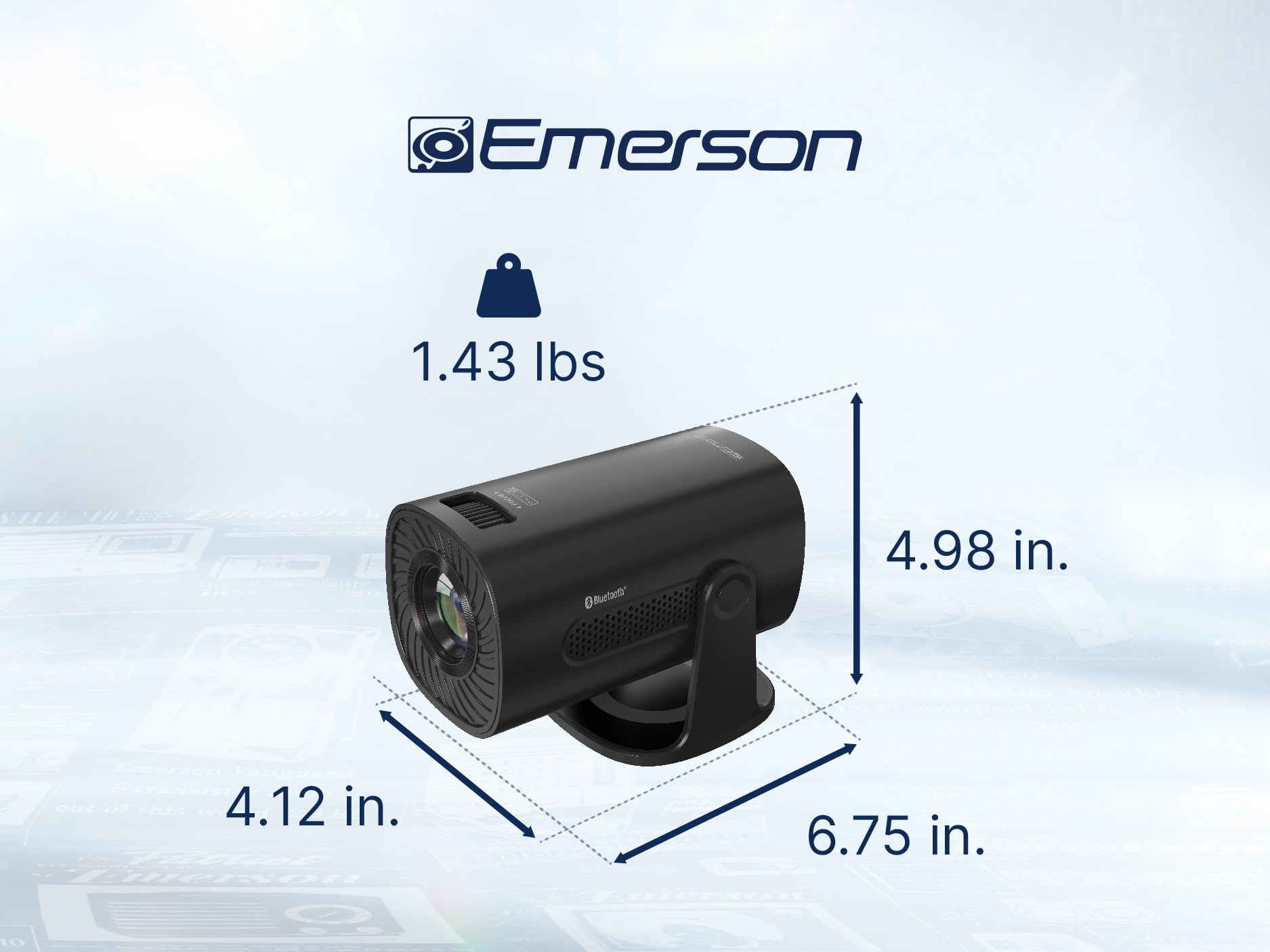 Emerson EVP-2002 120-Inch Home Theater LCD Projector