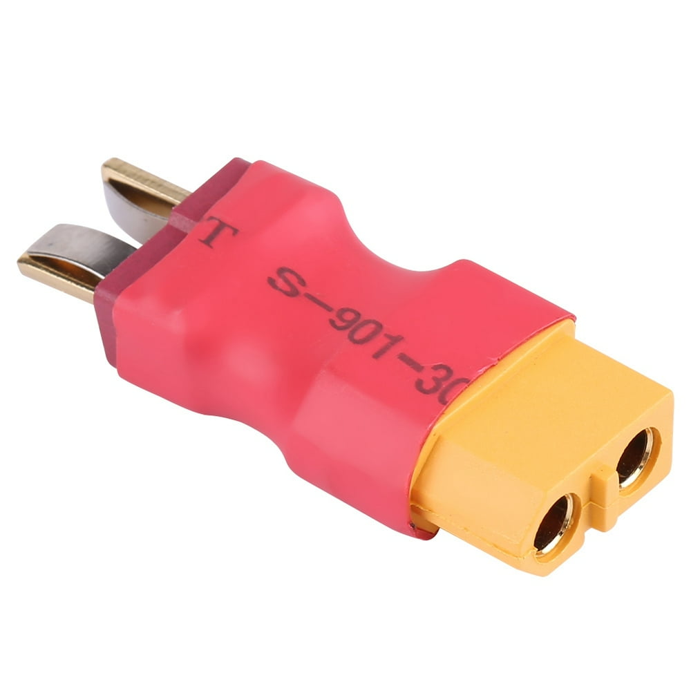 Tebru RC Plug Adapter,RC Plug,XT60 Female to T Dean Male Plug Connector