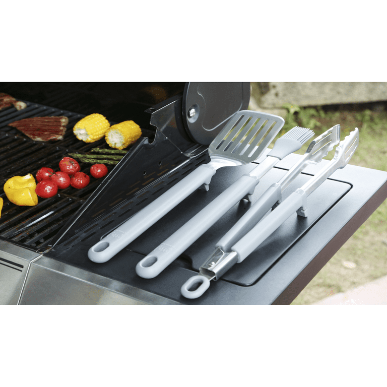 The Home Edit 3 Piece Stainless Steel Grill Tool Edit 