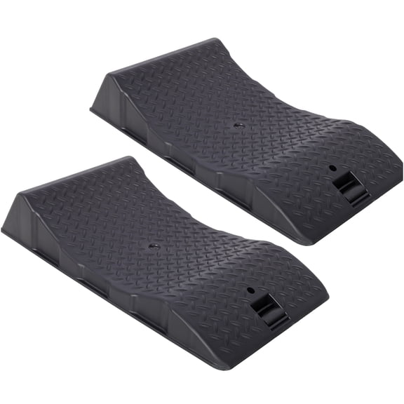 JERFIT 2-Pack Tire Cradles for Long Term Storage, Anti-Slip Car Wheel Ramps, Hard Plastic Vehicle Tire Savers for RV, Truck, SUV, Trailer