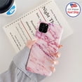 thumbnail image 2 of AMZER Marble Design Case for iPhone 11 Pro Slim IMD TPU Protective Case with HD Designs - Pink Flare, 2 of 4