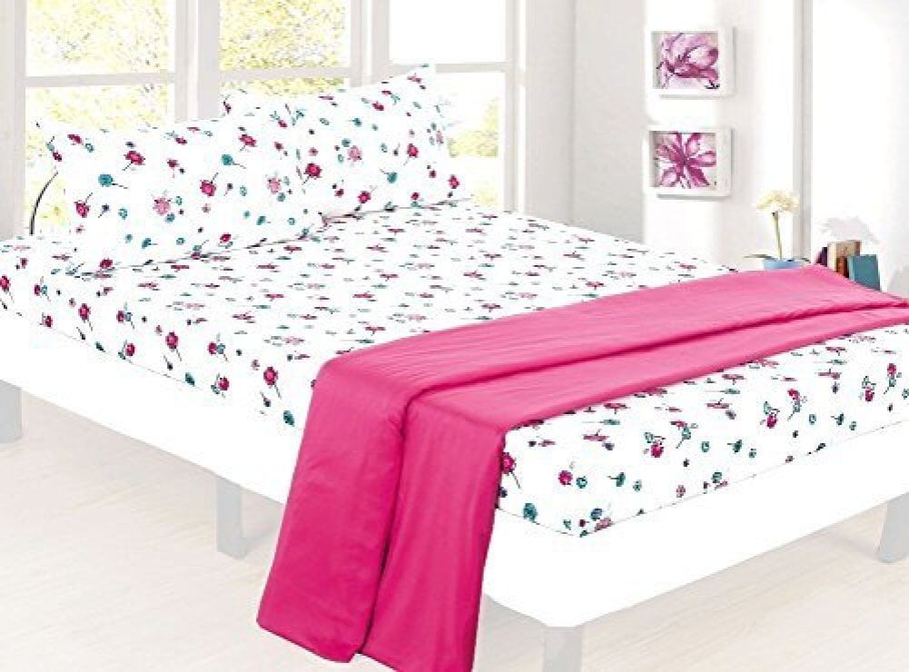 girls pink double bed