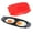 Red, variant on Shoreew Microwave Egg Cooker Quick-Heat Dual Compartment Cooking Egg Maker Non-Stick Coating Mini Omelet Maker with Heat-Resistant Handle