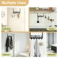 thumbnail image 4 of Over The Door Hooks, Towel Hanger Rack for Bathroom, Over Door Towel Rack, Heavy-duty Towel Hooks, Over The Door Coat Rack, Door Hanger Hooks Suit for Bathroom, Bedroom, Kitchen, 4 of 5