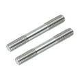 thumbnail image 1 of Unique Bargains M8x60mm 304 Stainless Steel Push Rod Double End Threaded Rod for DIY, 2Pack, 1 of 6