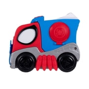 MARVEL Spidey and His Amazing Friends Transforming Hauler Raceway - 9 inch Vehicle and Trackset with Exclusive Amazing Metal