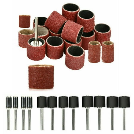 

Aibecy 252 PCS Sanding Drum Kit Nail Drill Bits Polished Dremel Accessories Rotary Tool
