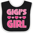 thumbnail image 3 of Inktastic Gigi Girl Granddaughter Girls Baby Bib, 3 of 4