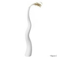 thumbnail image 3 of Uniquewise 51" Tall Animal Horn Shape Floor Vase: Elegant Ceramic White Accent for Entryway, Dining, or Living Room Decor - Distinctive Antler Design, Adding Nature-Inspired Charm to Your Home, 3 of 8