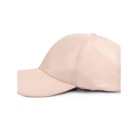 Leather Baseball Cap Adjustable Classic Referee Snapback Dad Hat