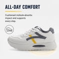thumbnail image 3 of CHICVOMEY Comfort Sneakers for Women Lightweight Lace-Up Sneakers Cushioned Non Slip Walking Shoes for Daily Wear & Walking, 3 of 8