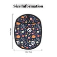thumbnail image 2 of Multi-Functional Oven Silicone Pot Pad 7.5×9.4in Anti-Slip Heat-Insulating Pad Baking Gloves Heat-Resistant Cotton Layer 1 Pc Skullhead Pumpkin Flower, 2 of 7