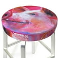 thumbnail image 3 of Naloa Pink Pig Round Bar Stool Cushion Cover 12-14 inch, Fits Kitchen, Office, Restaurant Chairs - 12 inch, 3 of 7