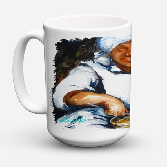 Carolines Treasures MW1087CM15 Hot Water Cornbread Coffee Mug 15 oz 15 ounce multicolor
