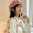 thumbnail image 3 of YooGuoGuo Women Bow Summer Spring Fall Acrylic Fibers Beret Classic Artist Painter Hat, 3 of 8