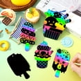 thumbnail image 4 of Set de manualidades JULMELON Rainbow Scratch Art Summer 36 piezas, 4 of 7
