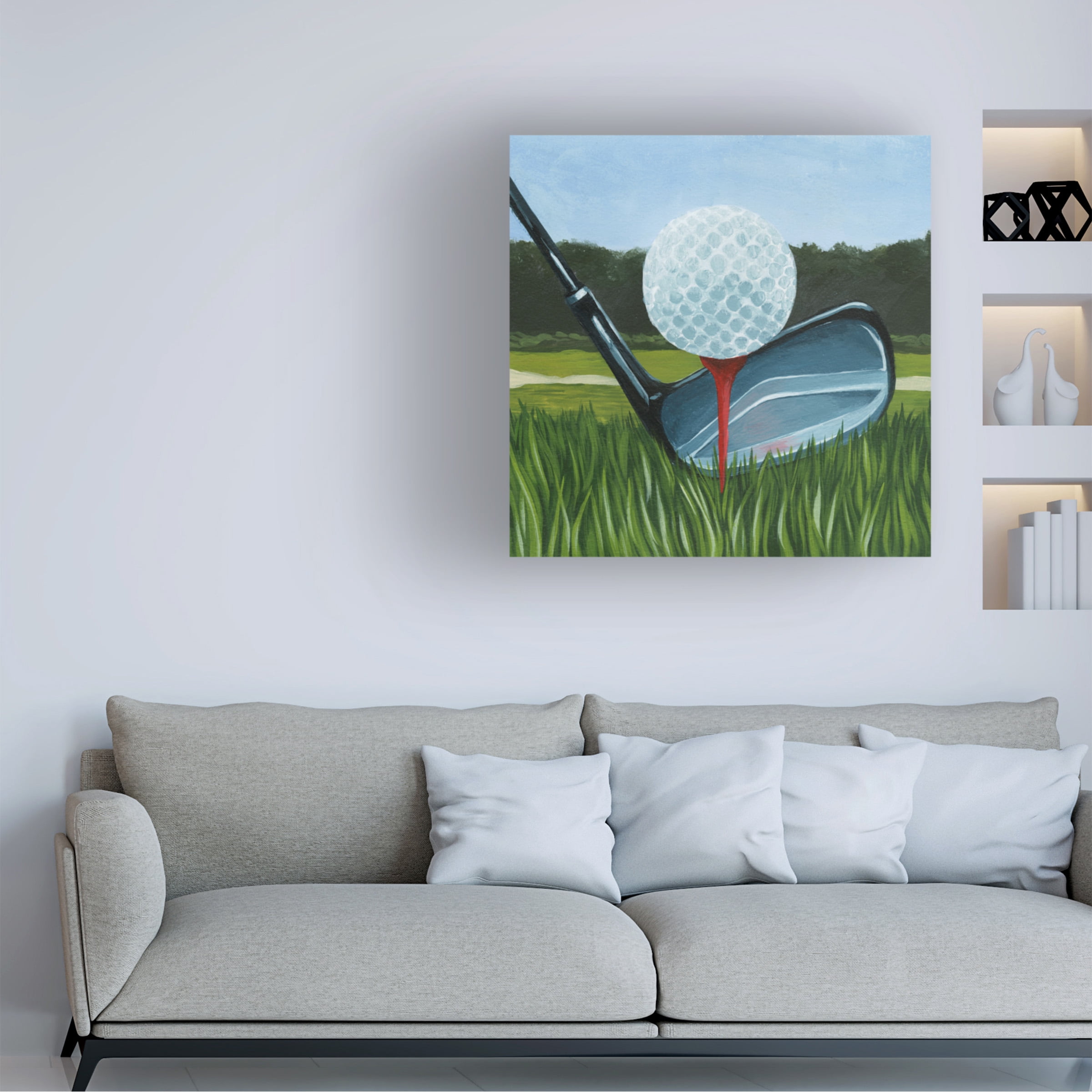 Grace Popp 'Tee Off II' Canvas Art