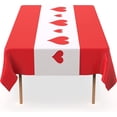 thumbnail image 4 of White Cutout Heart Plastic Table Runner -5 Pack- For Mothers Day, Valentines Day, Parties And Birthdays, 4 of 4