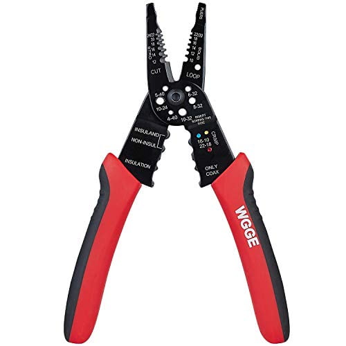 Plumbing Repairs Suitable for Construction Sites Portable Multifunctional Cable Crimping Pliers Professional Wire Crimping Tool Vbestlife Self Adjusting Wire Stripper