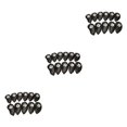thumbnail image 4 of Guardoinrt Durable for Golf Iron Headcover Club Head Cover for Long-lasting Protection Secure Closure Black White 3PCS, 4 of 6