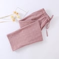 thumbnail image 2 of SBYOJLPB Womens Pajama Pants Casual Home Pants Drawstring Waist Sleep Bottoms with Pockets, 2 of 9