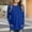 Blue, variant on Girls T Shirt Blue Girls Long Sleeve T Shirts with Pockets Girls Casual Crewneck Basic Tees Fall Clothes Size 9-10 Years Girls Shirts