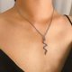 thumbnail image 3 of Collar de serpiente de plata Collar de serpiente de oro Collar de serpiente cobra para mujer Collar con colgante de serpiente Collar de oro Collar de moda para mujer Joyas Halloween, 3 of 5
