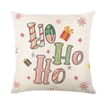 thumbnail image 3 of Fundas de almohada decorativas navideñas de cascanueces de color rosa de 18 x 18, juego de 4 decoraciones navideñas de cascanueces de color rosa claro para interiores, 3 of 5