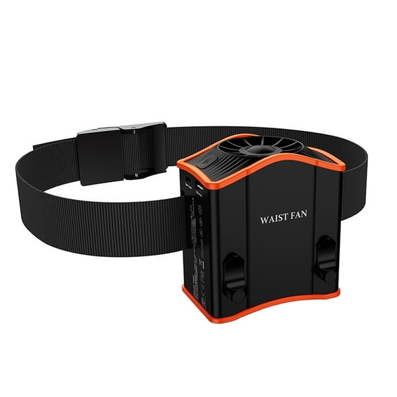 Waist Fan ABS USB-Powered Air Circulators Fan Hand-Free Waist Fan for Camping
