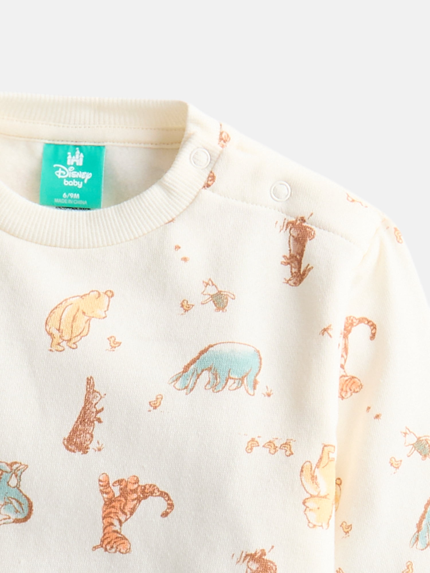 Winnie the Pooh Baby Boys' Print Sweatshirt and Jogger Pants Set, 2-Piece, Sizes 0/3M-24M