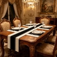 thumbnail image 5 of Dining Table Runner and Placemat Set Linen Material, 1 Table Runner with 4 Placemats, Multicolor Kitchen Table Decor, 5 of 6