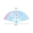 thumbnail image 4 of Homerr Folding Fan 2Pcs Cartoon Pattern Cool Student Children Summer Fine Workmanship Portable Folding Birthday Gift Folding Fan, 4 of 7