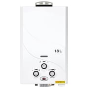 TCFUNDY 4.8 GPM 18L Tankless Water Heater LPG Liquid Propane Gas Instant Hot Boiler with Digital Display