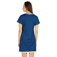 thumbnail image 5 of Inkmeso Solid Button Down Nightgown Sleepwear For Womens V- Neck Nightshirt Sleepdress, 5 of 7