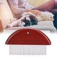 thumbnail image 3 of Anti- Oxidant Dog Comb, Hair Removal Comb Pet Cleaning Comb, For Cats For Dogs ANGGREK AB2110, 3 of 8