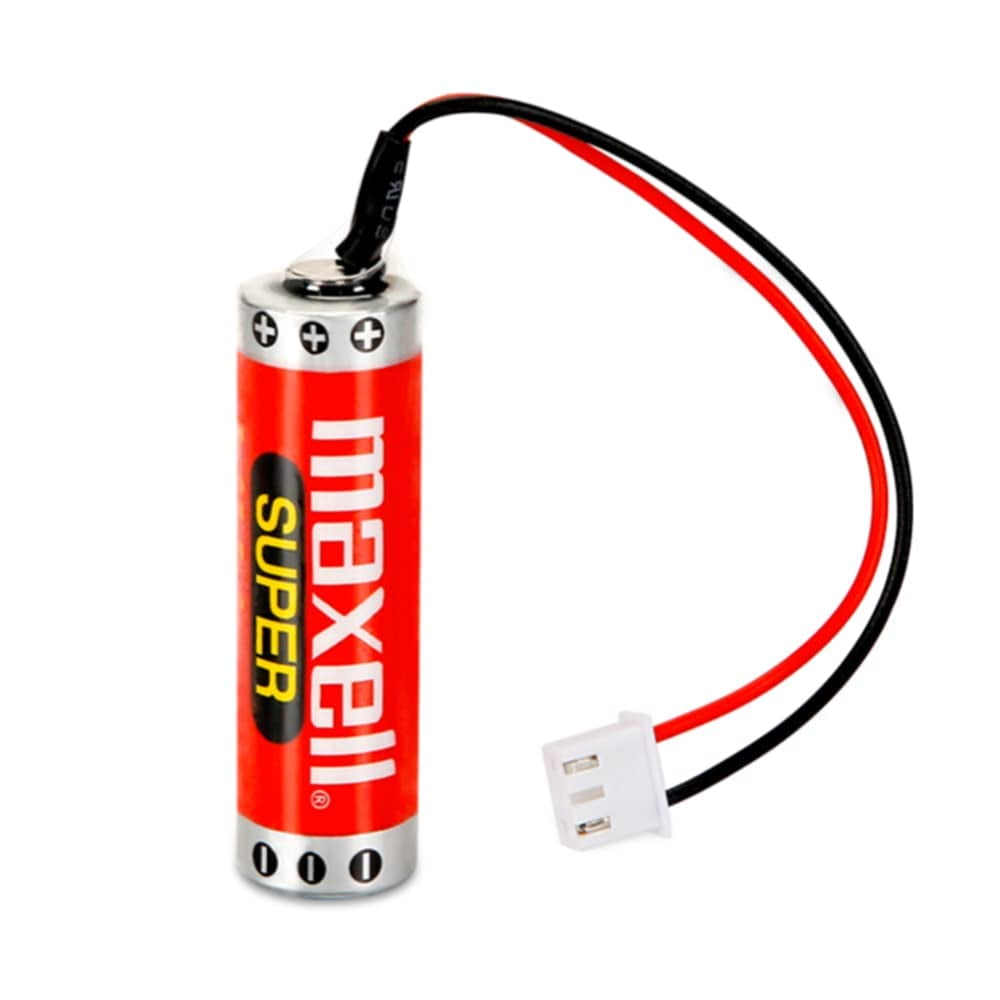 3 Pcs Original Battery for MAXELL ER6C AA 3.6V 1800mAh AA PLC Battery for FX F2-40BL with Plug