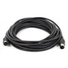 Monoprice MIDI Cable - 25 Feet - Black With Keyed 5-pin DIN Connector, Molded Connector Shells